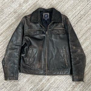Vintage (25 years old) leather jacket.